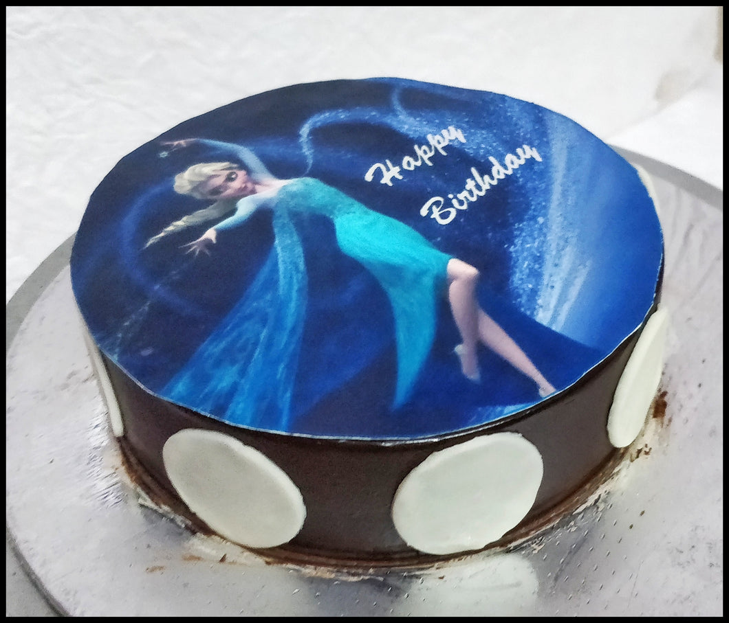 Elsa Chocolate Cake